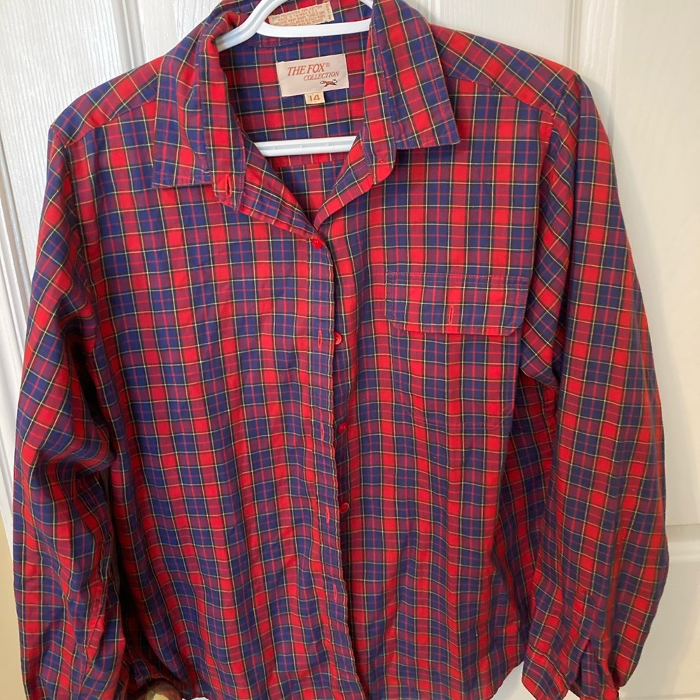 Vintage The Fox button down top